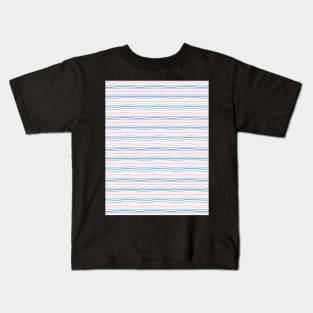 Cute curved lines in pastel colors Kids T-Shirt